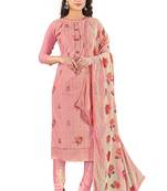 Pink sequins chanderi salwar