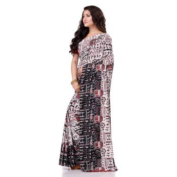 Multicolor Hand Woven Bengal Handloom Saree Without Blouse 2