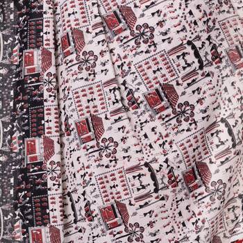 Multicolor Hand Woven Bengal Handloom Saree Without Blouse 4