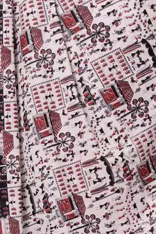 Multicolor Hand Woven Bengal Handloom Saree Without Blouse