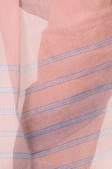 Blue Hand Woven Bengal Handloom Saree Without Blouse