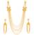 Attractive Gold Plated Designer Fancy Look  Necklace Jewellery Set For Girls Women