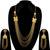 Attractive Gold Plated Designer Fancy Look  Necklace Jewellery Set For Girls Women