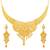 Attractive Gold Plated Traditional  Designer Necklace Jewellery Set For Girls Women