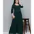 Kvsfab Women Green Embroidered Sequinned Kurta with Trousers