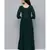 Kvsfab Women Green Embroidered Sequinned Kurta with Trousers