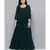 Kvsfab Women Green Embroidered Sequinned Kurta with Trousers