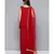 Kvsfab Women Red Embroidered Pleated Kurta with Palazzos & Dupatta
