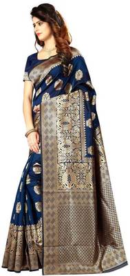 Multicolor Embellished Saree with Blouse 2