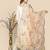 Peach Chinon Chiffon Dupatta With Embellishments And Stone Work