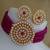 Purple Glass Pearl Choker Bollywood Style Jewellery set