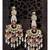 Asthetic Red Pink and White Chandbali