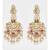 Asthetic Red Pink and White Chandbali