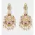 Asthetic Red Pink and White Chandbali