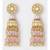 Shimmery Red Pink and White Decorative Jhumki