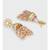 Shimmery Red Pink and White Decorative Jhumki