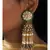 Vintage Green and Gold Tassel Jhumki