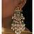 White and Green Takkar Pan Chandiler Jhumka