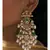 White and Green Takkar Pan Chandiler Jhumka