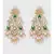 White and Green Takkar Pan Chandiler Jhumka