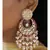 Red Pink White Fasinating Chandelier Chandbali