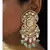 White Green Full Kundan Chandelier Dangler