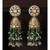 Green and Gold Kundan Tops Agate Drop Jhumka