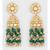 Green and Gold Kundan Tops Agate Drop Jhumka