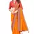 Mustar Vichitra Silk Plain Bollywood Saree With Banarasi Silk Blouse.