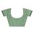 Green woven matka silk saree with blouse