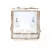 Flower Detailed Clear Box Clutch Bag