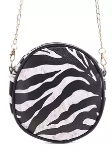 Black Zebra Sling Bag