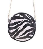 Black Zebra Sling Bag