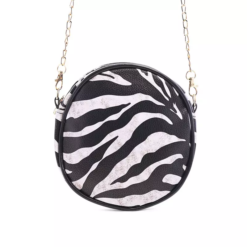 Black Zebra Sling Bag