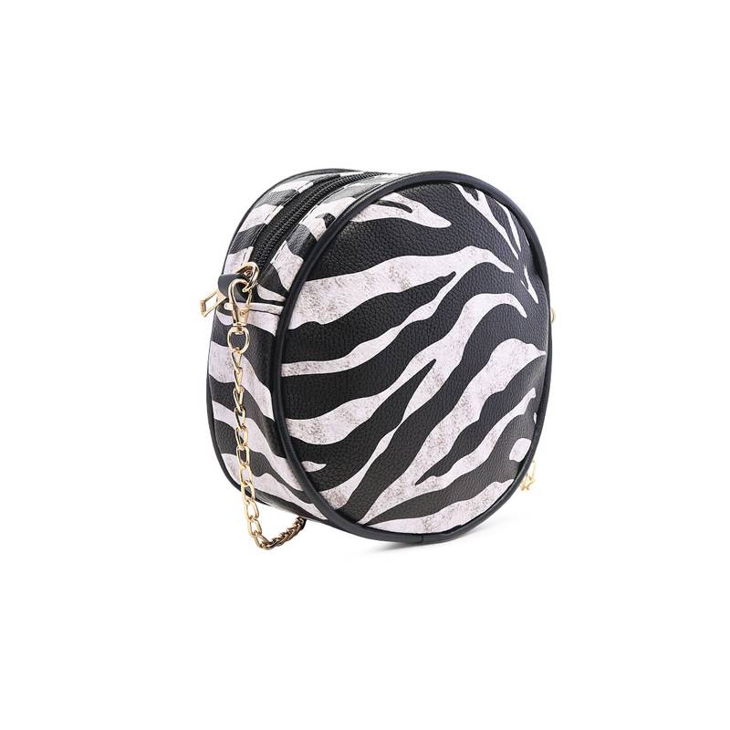 Black Zebra Sling Bag