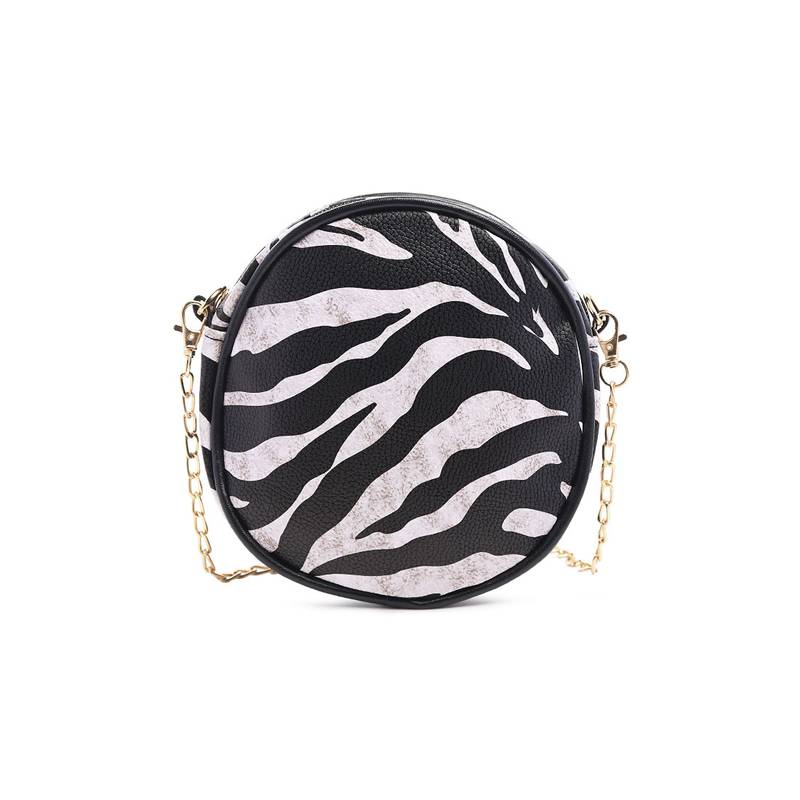 Black Zebra Sling Bag