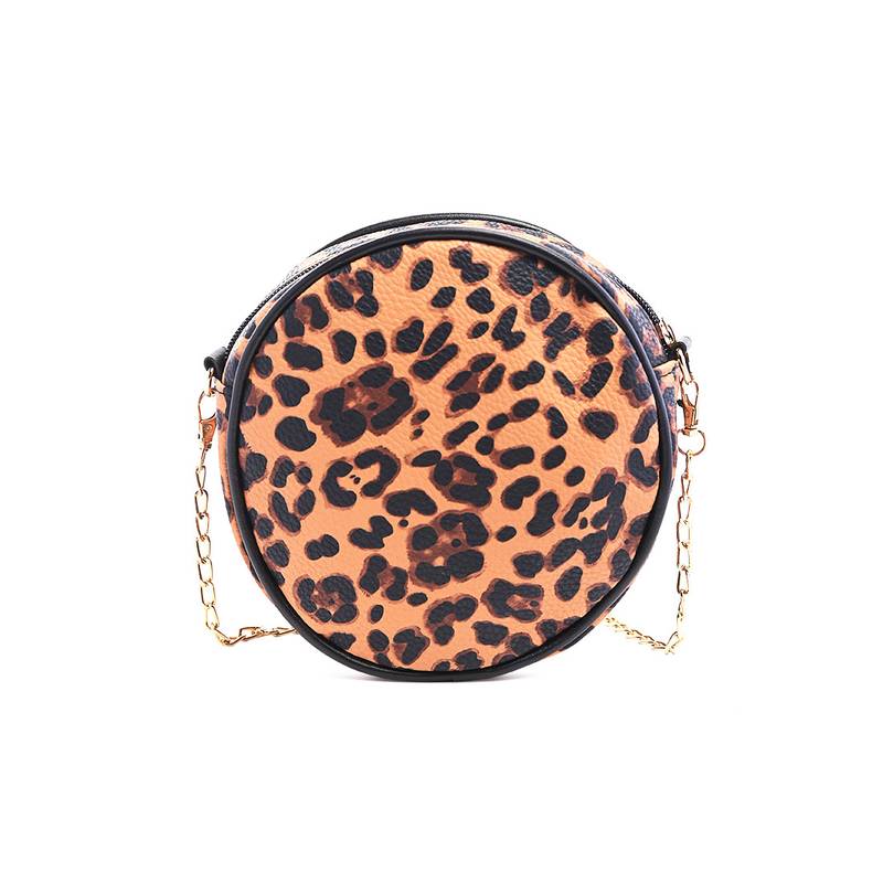 Tan Leopard Sling Bag