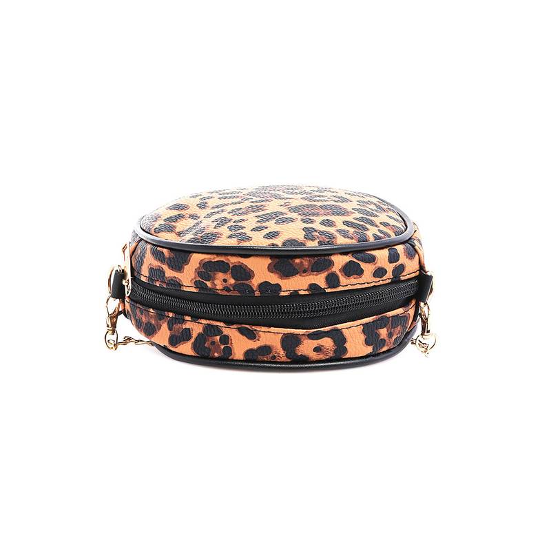 Tan Leopard Sling Bag