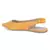 Sling back pointed Flats in Yellow