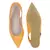 Sling back pointed Flats in Yellow