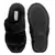 Burrow-In Indoor Fur Flats in Black
