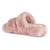 Burrow-In Indoor Fur Flats in Blush