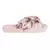 Chipmunk Faux Fur Indoor Pink Flats