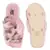 Chipmunk Faux Fur Indoor Pink Flats