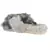 Chipmunk Faux Fur Indoor Taupe Flats
