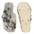 Chipmunk Faux Fur Indoor Taupe Flats