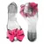 Bow on Top Jelly Flats in Magenta