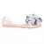 Bow on Top Jelly Flats in Beige
