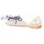 Bow on Top Jelly Flats in Beige