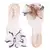 Bow on Top Jelly Flats in Beige
